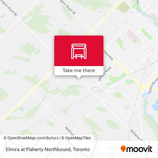 Elmira at Flaherty Northbound plan