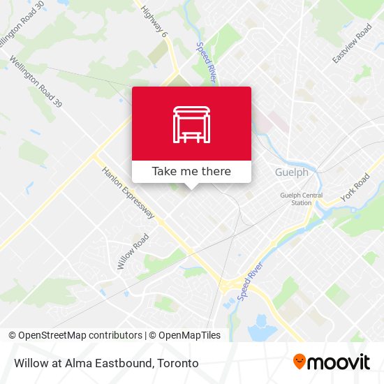 Willow at Alma Eastbound plan