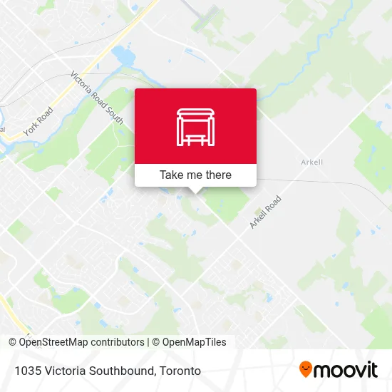 1035 Victoria Southbound map