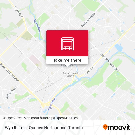 Wyndham at Quebec Northbound map