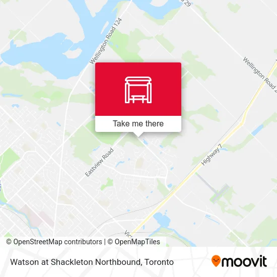Watson at Shackleton Northbound map