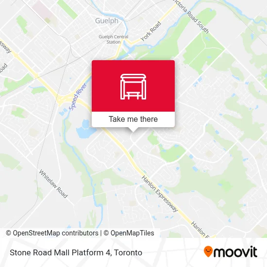 Stone Road Mall Platform 4 map