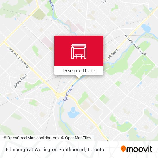 Edinburgh at Wellington Southbound plan