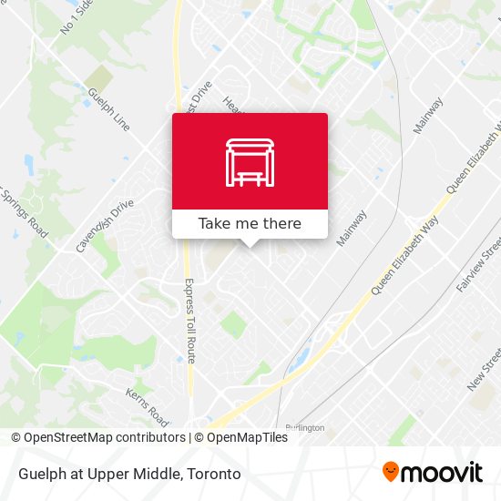 Guelph at Upper Middle plan