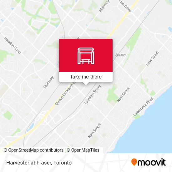 Harvester at Fraser map