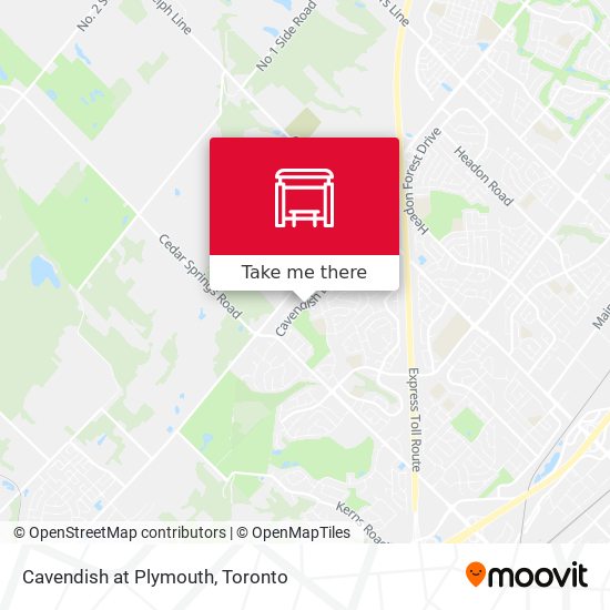 Cavendish at Plymouth plan