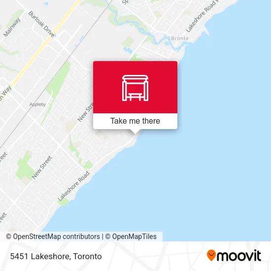 5451 Lakeshore map