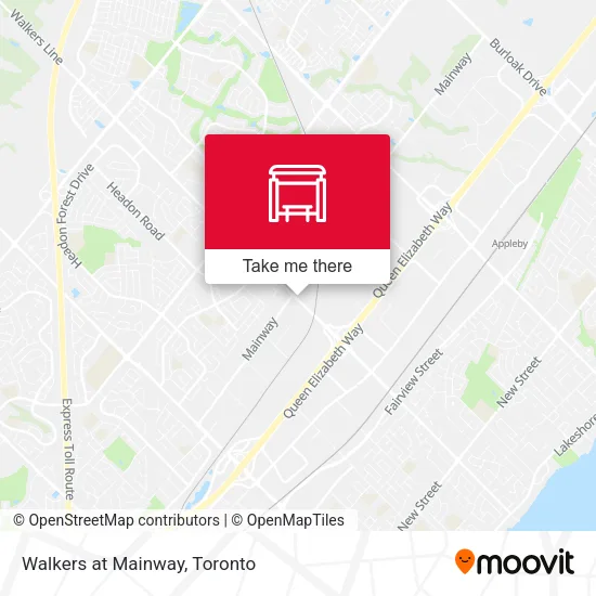 Walkers at Mainway map