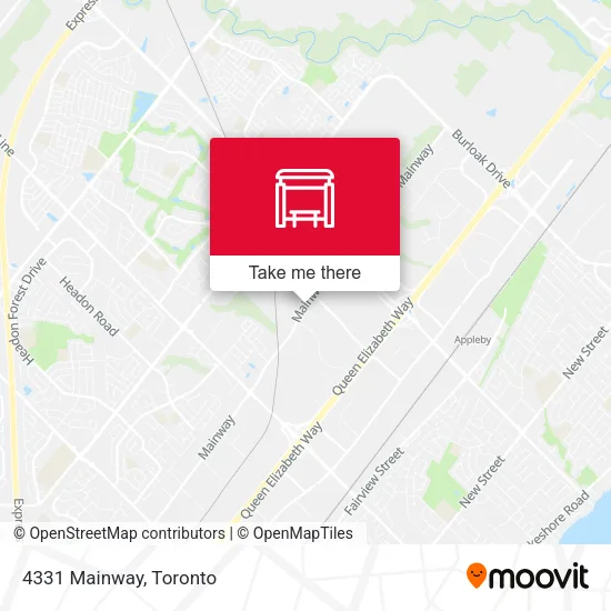 4331 Mainway map