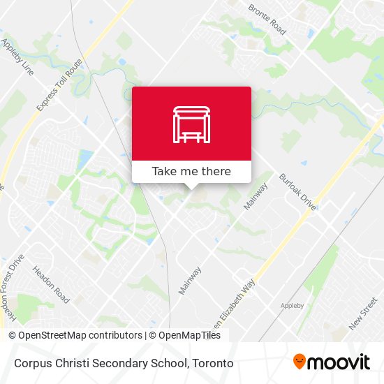 Corpus Christi Secondary School map