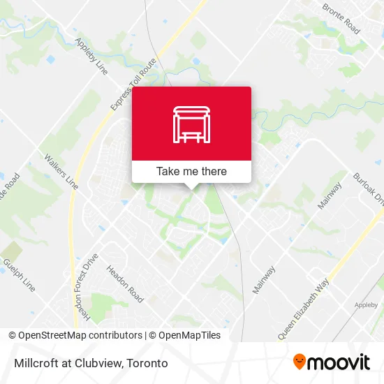 Millcroft at Clubview map