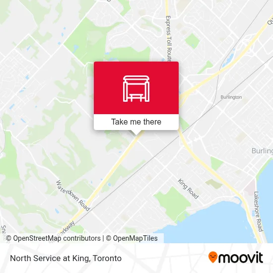 North Service at King map