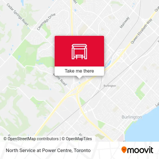 North Service at Power Centre map