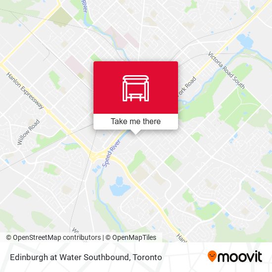 Edinburgh at Water Southbound map