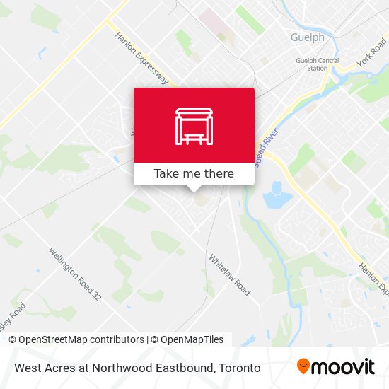 West Acres at Northwood Eastbound map