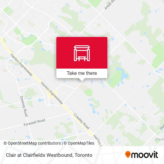Clair at Clairfields Westbound map