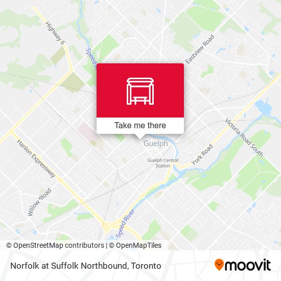 Norfolk at Suffolk Northbound plan