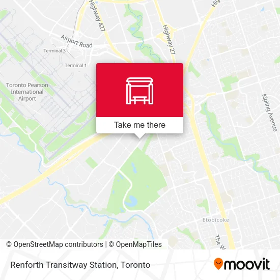 Renforth Transitway Station map