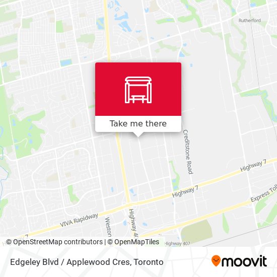 Edgeley Blvd / Applewood Cres map