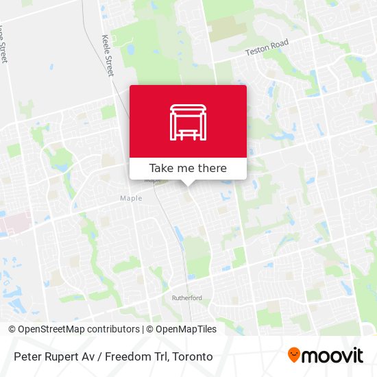 Peter Rupert Av / Freedom Trl map