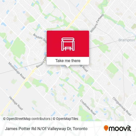 James Potter Rd N / Of Valleyway Dr map