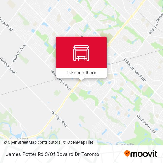 James Potter Rd S / Of Bovaird Dr map