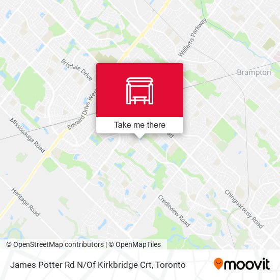 James Potter Rd N / Of Kirkbridge Crt map