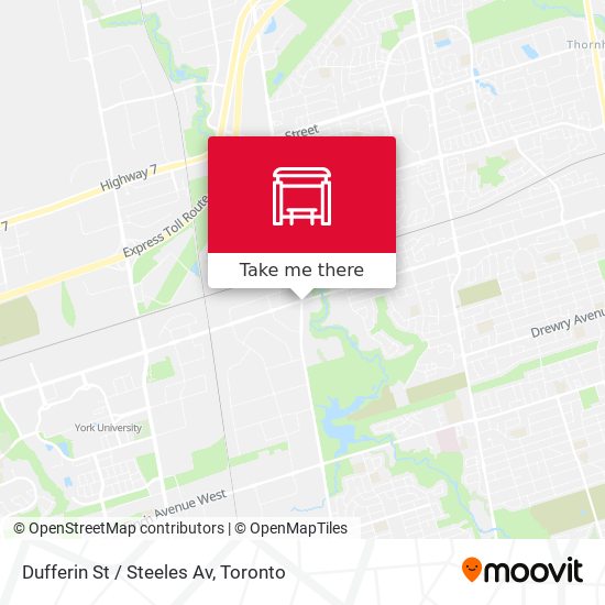 Dufferin St / Steeles Av map