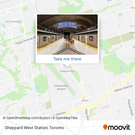 Sheppard West Station plan