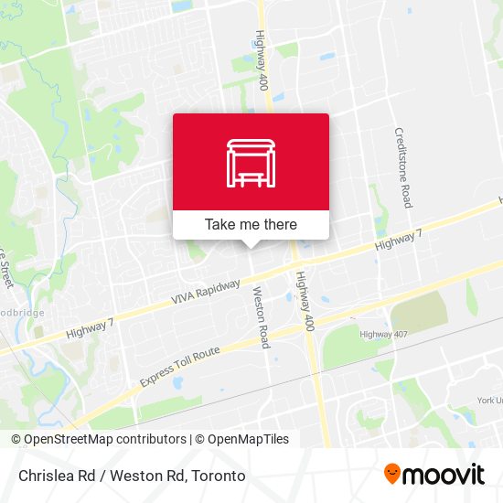 Chrislea Rd / Weston Rd plan