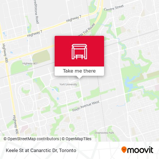 Keele St at Canarctic Dr plan