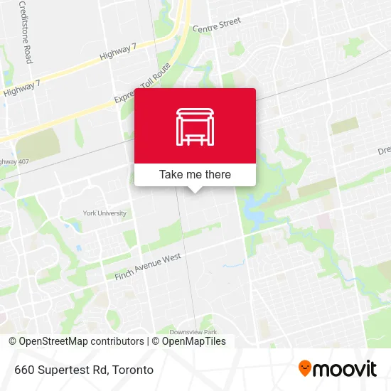 660 Supertest Rd map