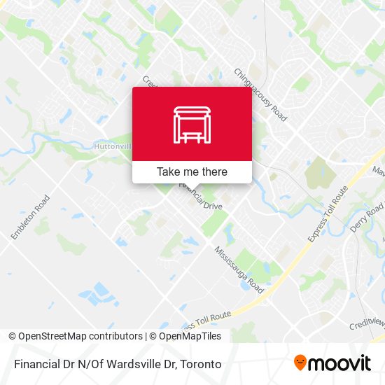 Financial Dr N / Of Wardsville Dr map