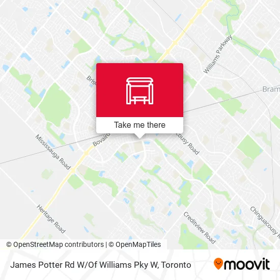 James Potter Rd W / Of Williams Pky W map