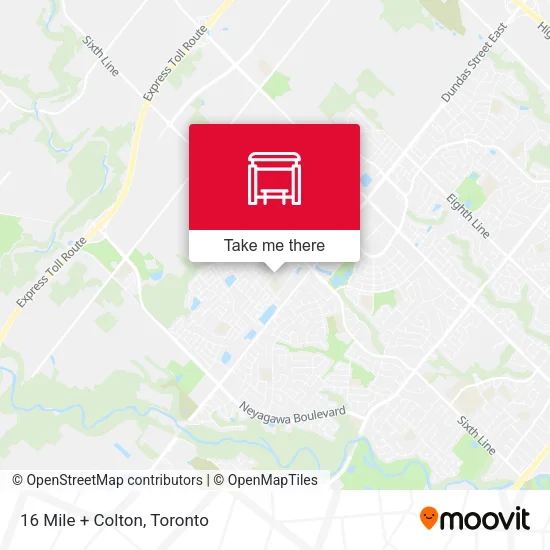 16 Mile + Colton map