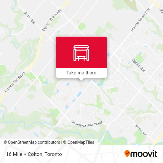 16 Mile + Colton map
