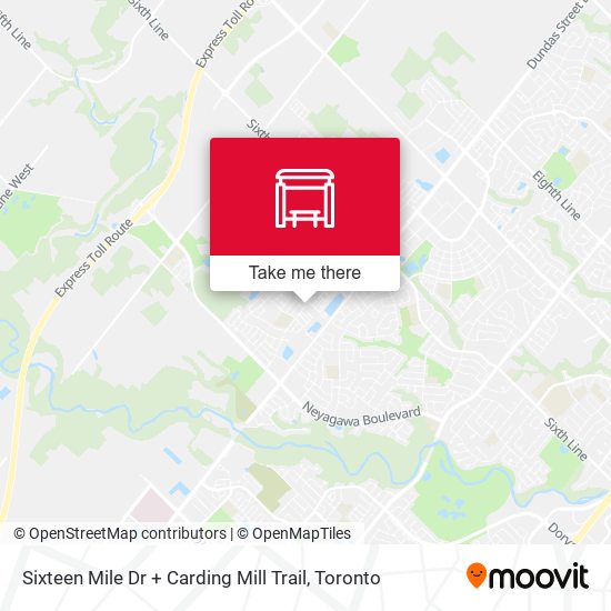 Sixteen Mile Dr + Carding Mill Trail plan