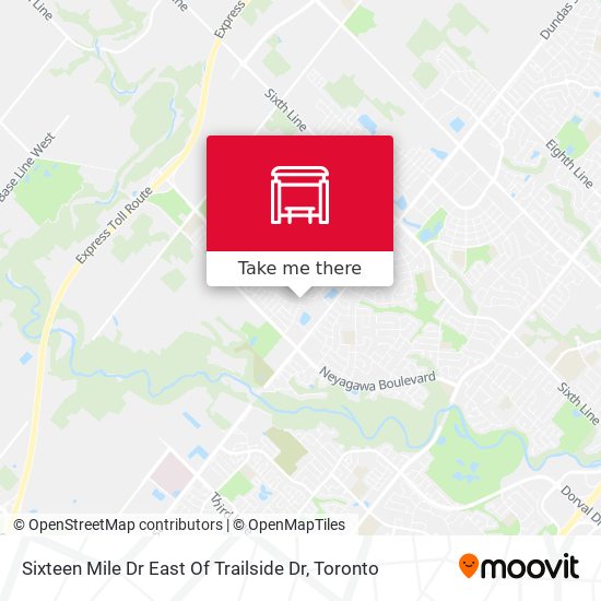 Sixteen Mile Dr East Of Trailside Dr map