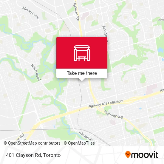 401 Clayson Rd map