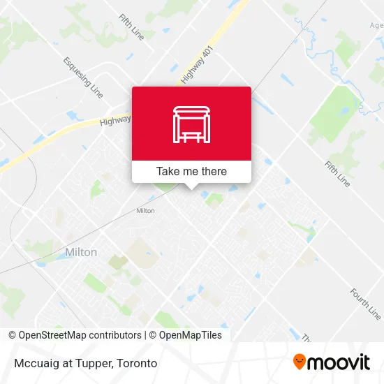 Mccuaig at Tupper map