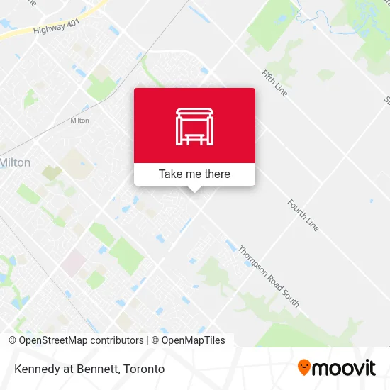 Kennedy at Bennett map