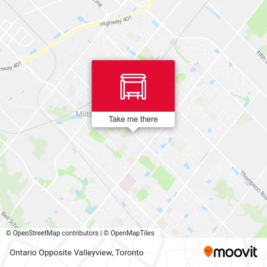 Ontario Opposite Valleyview map