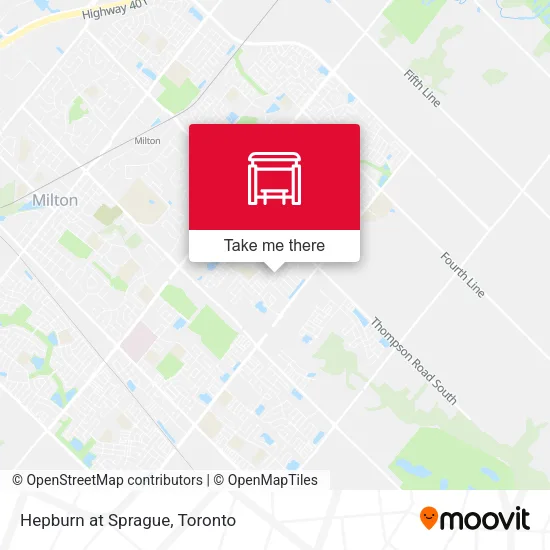 Hepburn at Sprague map