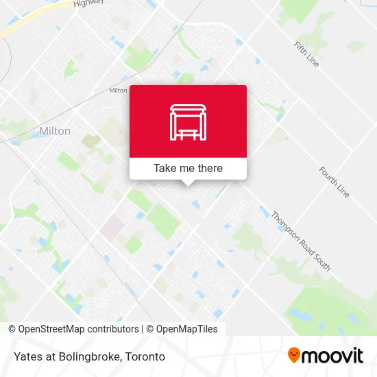 Yates at Bolingbroke map