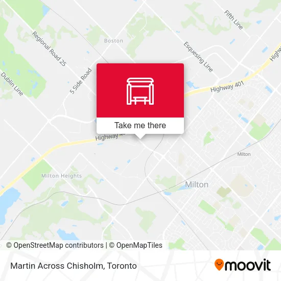 Martin Across Chisholm map