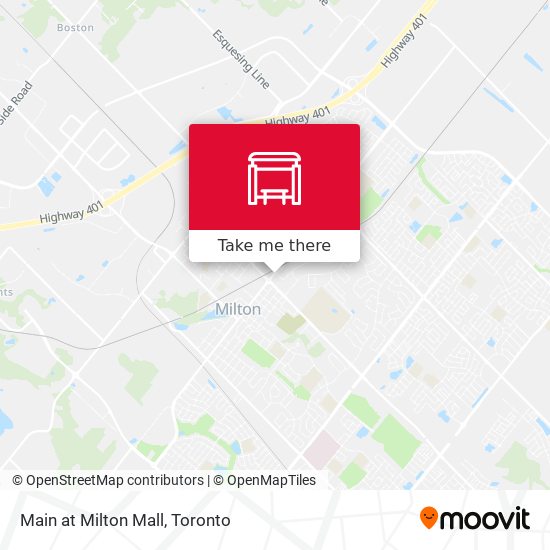 Main at Milton Mall map