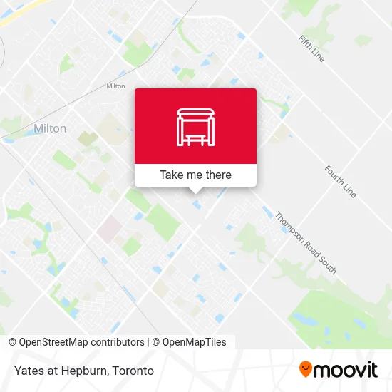 Yates at Hepburn map