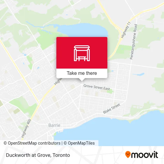 Duckworth at Grove map