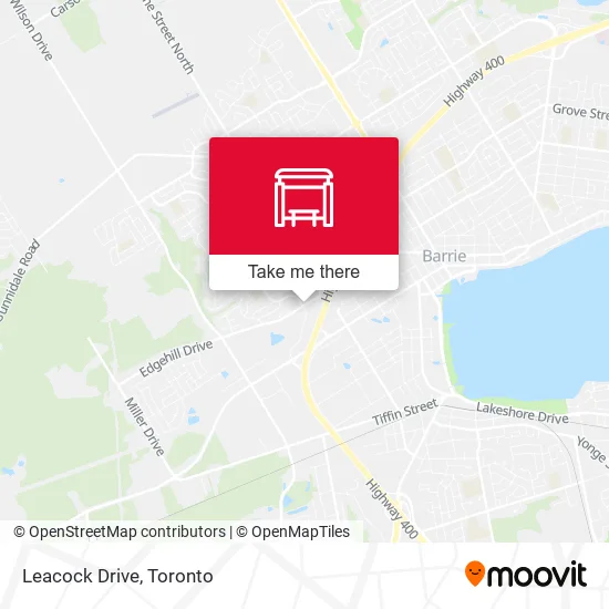 Leacock Drive map