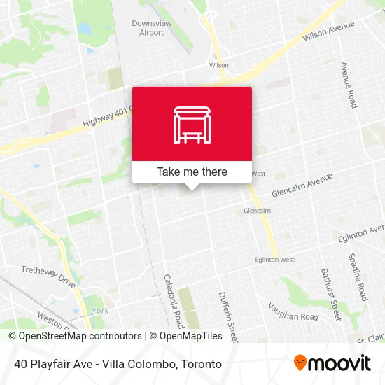 40 Playfair Ave - Villa Colombo map